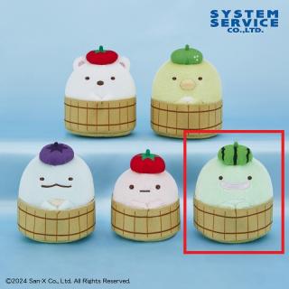 【すみっコぐらし】【Eとかげ(本物)】すみっコぐらし 冷やし野菜になりきりマスコットキーチェーン