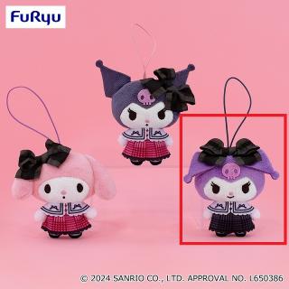 【サンリオ】【Cクロミ(服ブラック)】マイメロディ・クロミ ピンク×ブラックマスコット