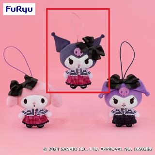 【サンリオ】【Bクロミ(服ピンク)】マイメロディ・クロミ ピンク×ブラックマスコット