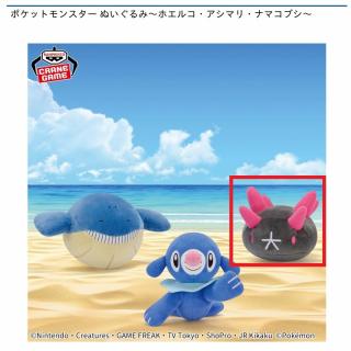 【ポケットモンスター】【Cナマコブシ】ポケットモンスター ぬいぐるみ～ホエルコ・アシマリ・ナマコブシ～