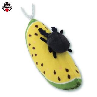 【Bクワガタムシ(果肉黄)】ぶるぶるスイカマスコットBC