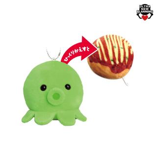 【Bグリーン】たこ焼きに進化するタコマスコットBC