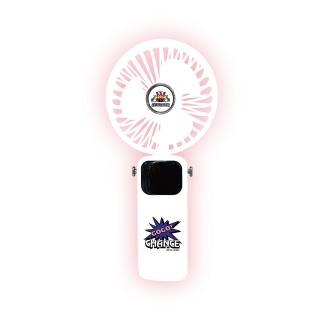 【ジャグラー】【B:WHITE】ジャグラー 液晶ハンディファン