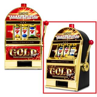 【B:BLACK】スロットマシンバンク GOLD VEGAS