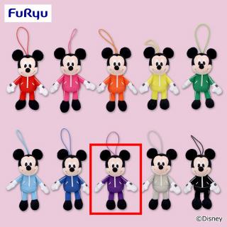 【ディズニー】【Hパープル】ミッキーマウス #MY推しDAYS inライブ カラフル練習着マスコット