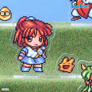 【ぷよぷよ】【Aアルル(直立)&カーバンクル】ぷよぷよ　ピクセルペアクリアスタンド