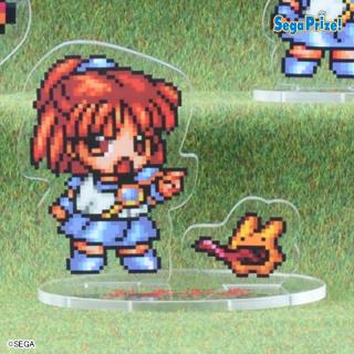 【ぷよぷよ】【Bアルル(ゆびさし)&カーバンクル】ぷよぷよ　ピクセルペアクリアスタンド
