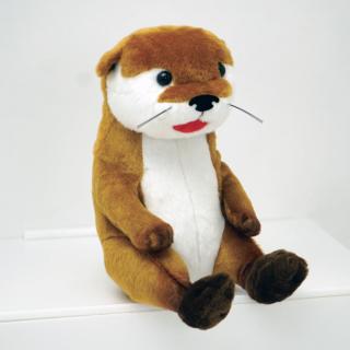 【DMMかりゆし水族館】【Bカワウソ】ぬいぐるみ おすわりシリーズ