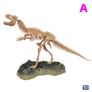 【Aティラノサウルス(ブラウン)】恐竜帝国組立式化石フィギュア3