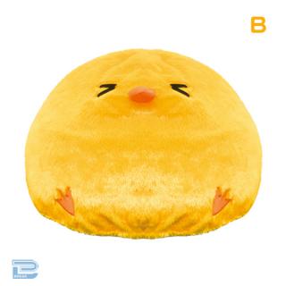 【Bぎゅっ(オレンジ)】ひよこBIGドームぬいぐるみ2