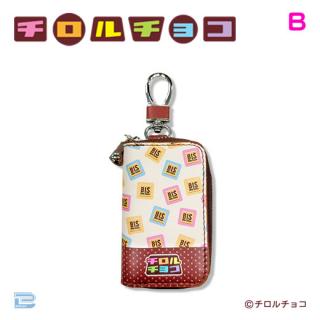 【コラボプライズ】【Bビス】チロルチョコカラビナ付きキーケース2