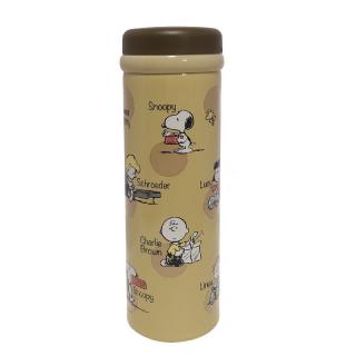【スヌーピー】【Cベージュ×蓋ブラウン】スヌーピーステンレスボトル350ml