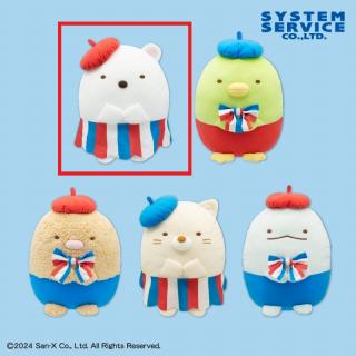 【すみっコぐらし】【Aしろくま】すみっコぐらし トリコロールおおきなころっとぬいぐるみBIG