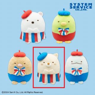 【すみっコぐらし】【Dねこ】すみっコぐらし トリコロールおおきなころっとぬいぐるみBIG