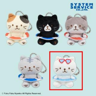 【Fuku Fuku Nyanko】【Eしろたまちゃん】Fuku Fuku Nyanko マリンスタイルマスコットキーチェーン