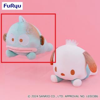 【サンリオ】【Aハンギョドン】サンリオキャラクターズ ましゅまるむ寝そべりBIGぬいぐるみ②