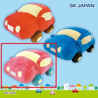 【Cピンク】ぶーぶーくるま BIGぬいぐるみ