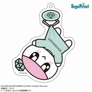 【BONGBONGEE】【F服ミントロゴ(逆さ)】SEVENTEEN　BONGBONGEE　UFOつままれ　アクリルキーチェーン