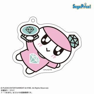 【BONGBONGEE】【E服ピンクカラット(片手掴み)】SEVENTEEN　BONGBONGEE　UFOつままれ　アクリルキーチェーン