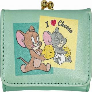 【トムとジェリー】【C:MINTGREEN】TOM＆JERRY 小銭入れ付きミニ財布