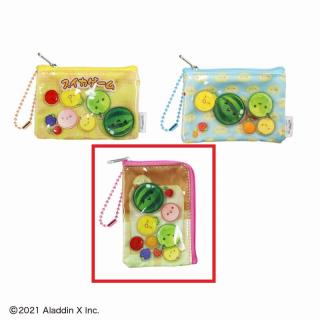 【スイカゲーム】【Cピンク】スイカゲームシャカシャカミニポーチ