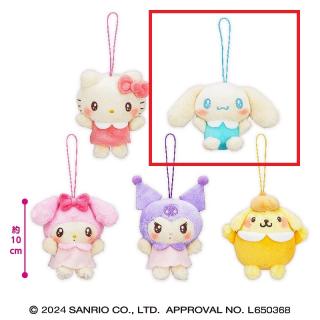【サンリオ】【Eシナモロール】サンリオキャラクターズ ぎゅーしてちょいデカマスコット
