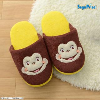 【おさるのジョージ】【Aイエロー】おさるのジョージ　[PM]フェイススリッパ