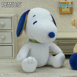 【スヌーピー】【Aスヌーピー】SNOOPY(TM)　Lぬいぐるみ　サマーチェック