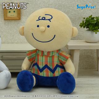 【スヌーピー】【Bチャーリー・ブラウン】SNOOPY(TM)　Lぬいぐるみ　サマーチェック