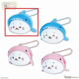 【しろたん】【Aサメしろたん(ノーマル目開け)】しろたん海の生き物シリーズ ぬいぐるみMC～サメ＆ウーパールーパー～