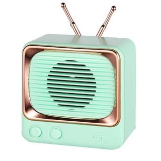 【家電製品(プライズ)】【Cグリーン】レトロテレビ型スピーカー YD-2804