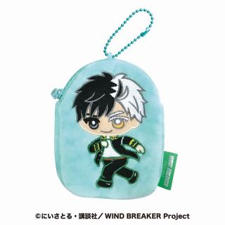 【WIND BREAKER】【A桜遥(グリーン)】WIND BREAKER アップリケミニポーチBC