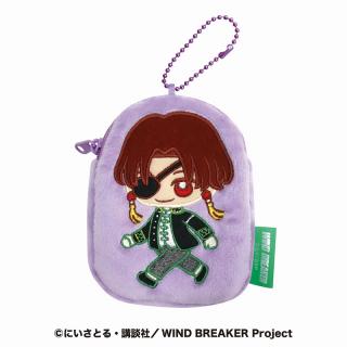 【WIND BREAKER】【C蘇枋隼飛(パープル)】WIND BREAKER アップリケミニポーチBC