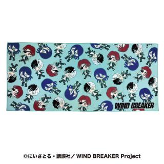 【WIND BREAKER】【Aグリーン】WIND BREAKER 大判バスタオル