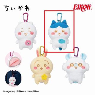 【ちいかわ】【Bハチワレ】ちいかわ がま口ポーチ