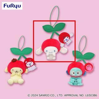 【サンリオ】【Aシナモロール】サンリオキャラクターズ サクランボマスコット①