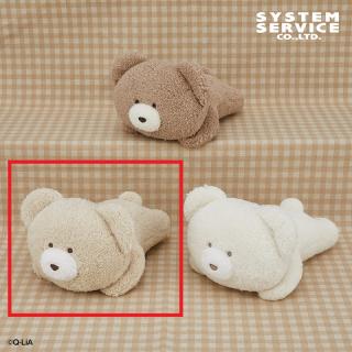 【ほっこりモコモカ】【Bミルクティー】ほっこりモコモカ うつぶせぬいぐるみBIG