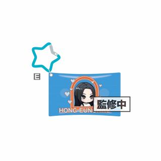 【LE SSERAFIM】【E:HONG EUNCHAE】LE SSERAFIM きゅるぽっぷん 星型カラビナ付きクリアポーチ