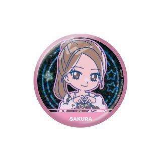 【LE SSERAFIM】【B:SAKURA～ANTIFRAGILE～】LE SSERAFIM のすたるぽっぷ ホログラム缶バッジ