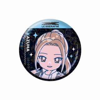 【LE SSERAFIM】【I:KAZUHA～FEARLESS～】LE SSERAFIM のすたるぽっぷ ホログラム缶バッジ