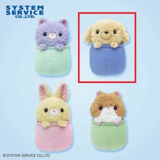【FANS】【Bこいぬ】FANS ぽっけず ひょっこりどうぶつミニぬいぐるみ