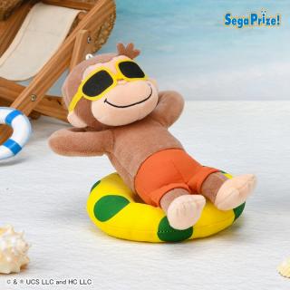 【おさるのジョージ】【Aうきわ】おさるのジョージ　ぬいぐるみ　SUMMER