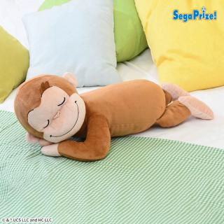 【おさるのジョージ】おさるのジョージ　スーパーラージぬいぐるみ　おやすみ