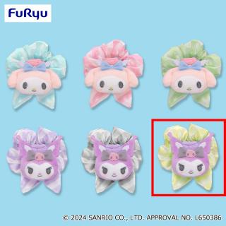 【サンリオ】【Fイエロー】マイメロディ・クロミ 推しふわエアポートカラフルシュシュ