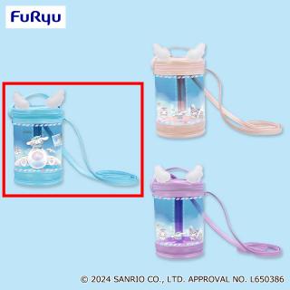 【サンリオ】【Aブルー】サンリオキャラクターズ 推しふわエアポートクリアポシェット