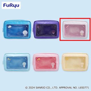【サンリオ】【Cウィルメッシュ】フラガリアメモリーズ 窓付きポーチ～ブルーブーケ～