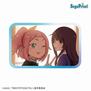 【夜のクラゲは泳げない】【G:しろまんた】夜のクラゲは泳げない　キラキラ缶バッジ