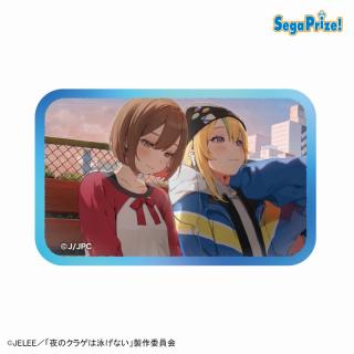 【夜のクラゲは泳げない】【I:はむねずこ】夜のクラゲは泳げない　キラキラ缶バッジ