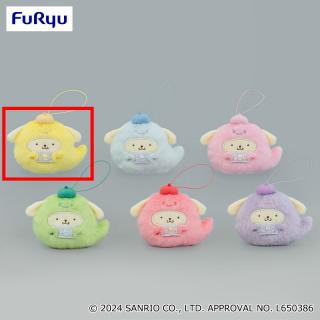【サンリオ】【Aイエロー】ポムポムプリン パステルキャンディおばけマスコット