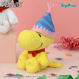 【スヌーピー】【Cウッドストック】SNOOPY(TM)　ぬいぐるみ　ハッピーバースデー